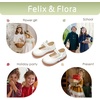 image:imageFelix amp Flora Toddler Girl Mary Jane Dress Shoes  School Oxford Flats for Girl Party ShoesB432pl White
