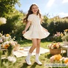 image:imageFelix amp Flora Toddler Girl Oxford Dress Shoes  Mary Jane Flats for Little Girl Party School ShoesB426beige