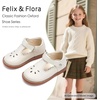 image:imageFelix amp Flora Toddler Girl Oxford Dress Shoes  Mary Jane Flats for Little Girl Party School ShoesB426beige