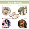 image:imageFelix amp Flora Toddler Girl Oxford Dress Shoes  Mary Jane Flats for Little Girl Party School ShoesB426beige