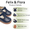 image:imageFelix amp Flora Toddler Girl Oxford Dress Shoes  Mary Jane Flats for Little Girl Party School ShoesB426navy Blue