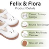 image:imageFelix amp Flora Toddler Girl Oxford Dress Shoes  Mary Jane Flats for Little Girl Party School ShoesB426white