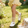 image:imageFelix amp Flora Toddler Girl Oxford Dress Shoes  Mary Jane Flats for Little Girl Party School ShoesB426white