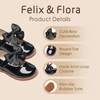 image:imageFelix amp Flora Toddler Girl Oxford Dress Shoes  Mary Jane Flats for Little Girl Party School ShoesB427black