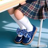 image:imageFelix amp Flora Toddler Girl Oxford Dress Shoes  Mary Jane Flats for Little Girl Party School ShoesB427navy Blue