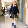 image:imageFelix amp Flora Toddler Girl Oxford Dress Shoes  Mary Jane Flats for Little Girl Party School ShoesB427navy Blue