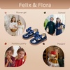image:imageFelix amp Flora Toddler Girl Oxford Dress Shoes  Mary Jane Flats for Little Girl Party School ShoesB427navy Blue