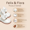 image:imageFelix amp Flora Toddler Girl Oxford Dress Shoes  Mary Jane Flats for Little Girl Party School ShoesB427white
