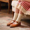 image:imageFelix amp Flora Toddler Girl Oxford Dress Shoes  Mary Jane Flats for Little Girl Party School ShoesB428brown