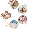 image:imageFelix amp Flora Toddler Girl Sandals  Flower Girl Dress Shoes Open Toe Little Kid FlatsBc205 Brown