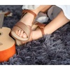 image:imageFelix amp Flora Toddler Girl Sandals  Flower Girl Dress Shoes Open Toe Little Kid FlatsBc205 Brown