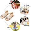 image:imageFelix amp Flora Toddler Girl Sandals  Flower Girl Dress Shoes Open Toe Little Kid FlatsBc205nude