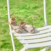image:imageFelix amp Flora Toddler Girl Sandals  Flower Girl Dress Shoes Open Toe Little Kid FlatsBc205nude