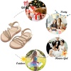 image:imageFelix amp Flora Toddler Girl Sandals  Flower Girl Dress Shoes Open Toe Little Kid FlatsBc276gold