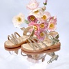 image:imageFelix amp Flora Toddler Girl Sandals  Flower Girl Dress Shoes Open Toe Little Kid FlatsBc276rose Gold