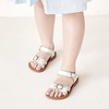 image:imageFelix amp Flora Toddler Girl Sandals  Flower Girl Dress Shoes Open Toe Little Kid FlatsBc316ivory White