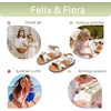 image:imageFelix amp Flora Toddler Girl Sandals  Flower Girl Dress Shoes Open Toe Little Kid FlatsBc316ivory White