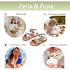 image:imageFelix amp Flora Toddler Girl Sandals  Flower Girl Dress Shoes Open Toe Little Kid FlatsBc316silver