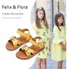 image:imageFelix amp Flora Toddler Girl Sandals  Flower Girl Dress Shoes Open Toe Little Kid FlatsBc316yellow