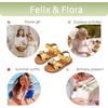 image:imageFelix amp Flora Toddler Girl Sandals  Flower Girl Dress Shoes Open Toe Little Kid FlatsBc316yellow