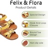 image:imageFelix amp Flora Toddler Girl Sandals  Flower Girl Dress Shoes Open Toe Little Kid FlatsBc316yellow
