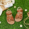 image:imageFelix amp Flora Toddler Girl Sandals  Flower Girl Dress Shoes Open Toe Little Kid FlatsBc325brown