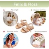 image:imageFelix amp Flora Toddler Girl Sandals  Flower Girl Dress Shoes Open Toe Little Kid FlatsBc330nude