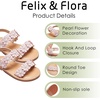 image:imageFelix amp Flora Toddler Girl Sandals  Flower Girl Dress Shoes Open Toe Little Kid FlatsBc330pink