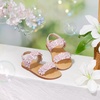 image:imageFelix amp Flora Toddler Girl Sandals  Flower Girl Dress Shoes Open Toe Little Kid FlatsBc330pink