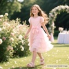 image:imageFelix amp Flora Toddler Girl Sandals  Flower Girl Dress Shoes Open Toe Little Kid FlatsBc330pink