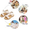 image:imageFelix amp Flora Toddler Girl Sandals  Little Girl Easter Dress Shoes Lightweight Open Toe Beach Holiday FlatsBc216beige