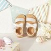 image:imageFelix amp Flora Toddler Girl Sandals  Little Girl Easter Dress Shoes Lightweight Open Toe Beach Holiday FlatsBc216glitter White