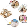 image:imageFelix amp Flora Toddler Girl Sandals  Little Girl Easter Dress Shoes Lightweight Open Toe Beach Holiday FlatsBc216gold