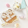 image:imageFelix amp Flora Toddler Girl Sandals  Little Girl Easter Dress Shoes Lightweight Open Toe Beach Holiday FlatsBc216ivory White