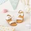 image:imageFelix amp Flora Toddler Girl Sandals  Little Girl Easter Dress Shoes Lightweight Open Toe Beach Holiday FlatsBc216ivory White