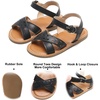 image:imageFelix amp Flora Toddler Girl Sandals  Little Girl Easter Dress Shoes Lightweight Open Toe Beach Holiday FlatsBc219black