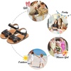 image:imageFelix amp Flora Toddler Girl Sandals  Little Girl Easter Dress Shoes Lightweight Open Toe Beach Holiday FlatsBc219black