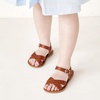 image:imageFelix amp Flora Toddler Girl Sandals  Little Girl Easter Dress Shoes Lightweight Open Toe Beach Holiday FlatsBc219brown