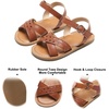 image:imageFelix amp Flora Toddler Girl Sandals  Little Girl Easter Dress Shoes Lightweight Open Toe Beach Holiday FlatsBc219brown