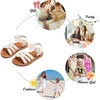 image:imageFelix amp Flora Toddler Girl Sandals  Little Girl Easter Dress Shoes Lightweight Open Toe Beach Holiday FlatsBc222beige