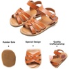 image:imageFelix amp Flora Toddler Girl Sandals  Little Girl Easter Dress Shoes Lightweight Open Toe Beach Holiday FlatsBc222brown