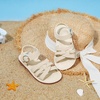 image:imageFelix amp Flora Toddler Girl Sandals  Little Girl Easter Dress Shoes Lightweight Open Toe Beach Holiday FlatsBc222moonbeam