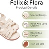 image:imageFelix amp Flora Toddler Girl Sandals  Little Girl Easter Dress Shoes Lightweight Open Toe Beach Holiday FlatsBc222moonbeam