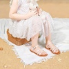 image:imageFelix amp Flora Toddler Girl Sandals  Little Girl Easter Dress Shoes Lightweight Open Toe Beach Holiday FlatsBc222nude