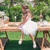image:imageFelix amp Flora Toddler Girl Sandals  Little Girl Easter Dress Shoes Lightweight Open Toe Beach Holiday FlatsBc226white