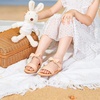 image:imageFelix amp Flora Toddler Girl Sandals  Little Girl Easter Dress Shoes Lightweight Open Toe Beach Holiday FlatsBc244nude