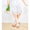 image:imageFelix amp Flora Toddler Girl Sandals  Little Girl Easter Dress Shoes Lightweight Open Toe Beach Holiday FlatsBc244white