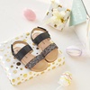 image:imageFelix amp Flora Toddler Girl Sandals  Little Girl Easter Dress Shoes Lightweight Open Toe Beach Holiday FlatsBc251glitter Black