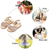 image:imageFelix amp Flora Toddler Girl Sandals  Little Girl Easter Dress Shoes Lightweight Open Toe Beach Holiday FlatsBc251glitter Pink