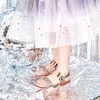 image:imageFelix amp Flora Toddler Girl Sandals  Little Girl Easter Dress Shoes Lightweight Open Toe Beach Holiday FlatsBc251glitter Pink